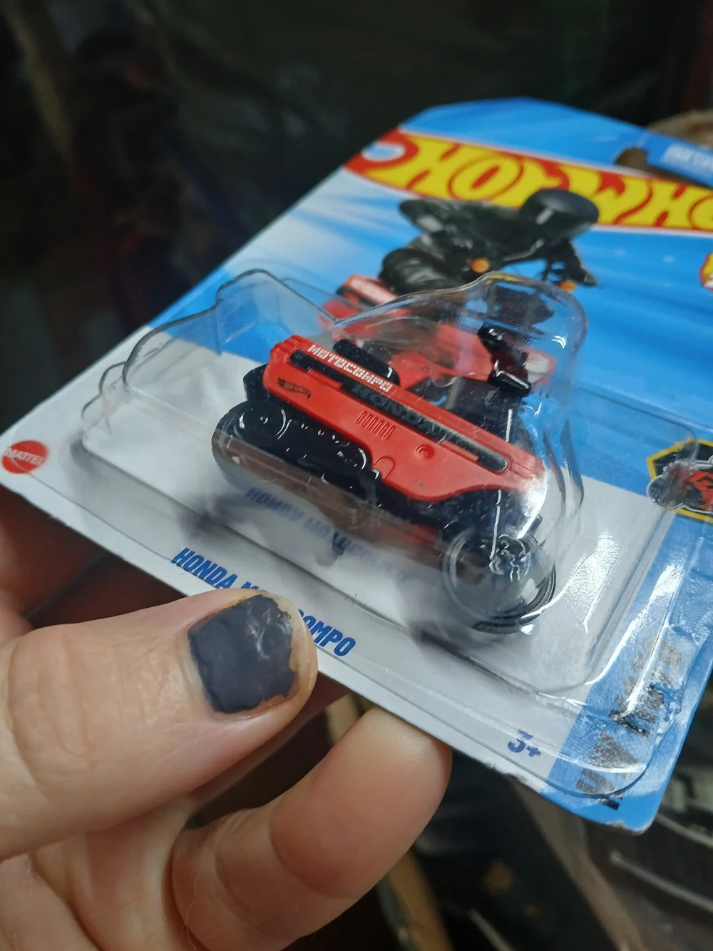 2025 Hot Wheels HW Moto series 1:64 scale red Honda Motocompo (collector number